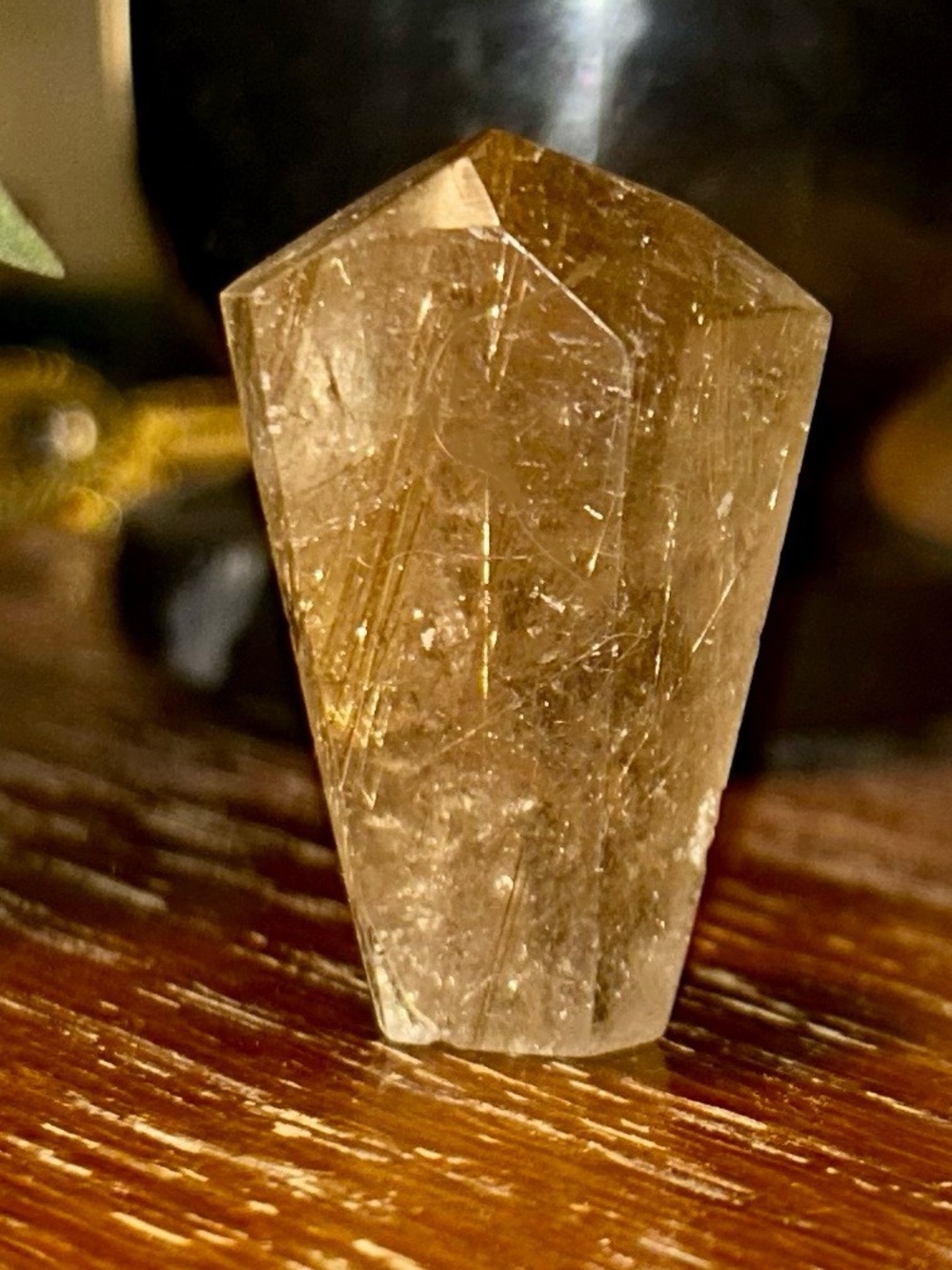 Gold Rutile Quartz Crystal